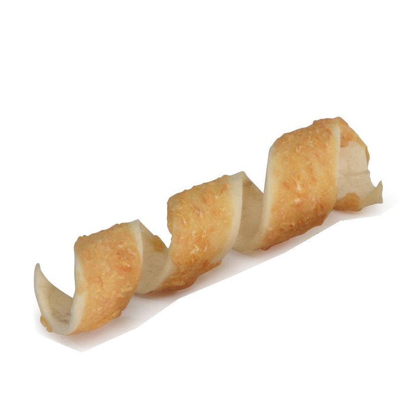 Snack per Cani Riccioli di Pelle Bovina con Anatra cm 15 Camon AB238/A