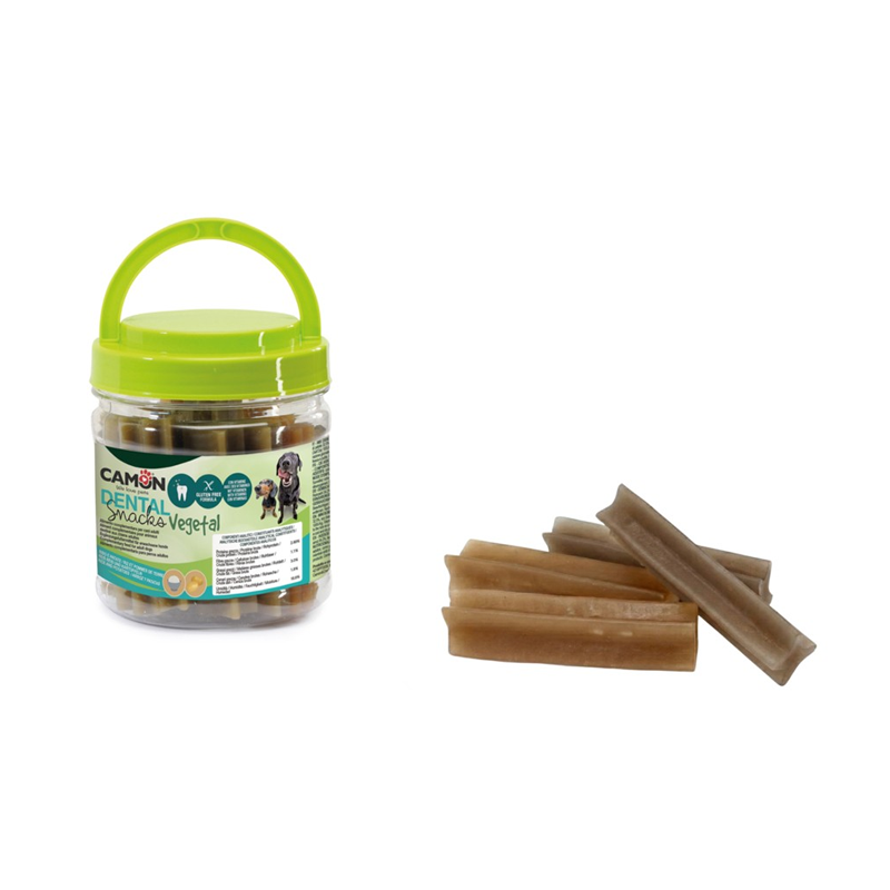 Snack per Cani Dental Snacks Vegetal Riso e Patate 400g per cani di taglie media e grande Camon AE301