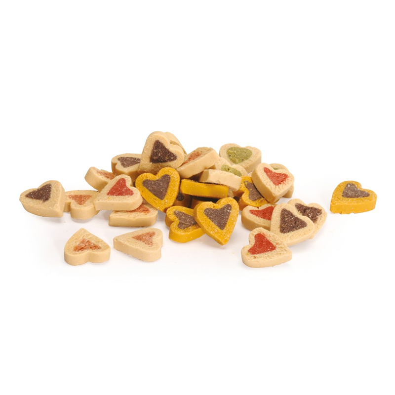 Snack per Cani Mini Snacks Mix Cuoricini 500g Manzo Cervo Pollame Camon AE069