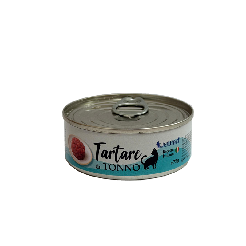 Tartare di Tonno 75g alimento completo per Gatti Unipro