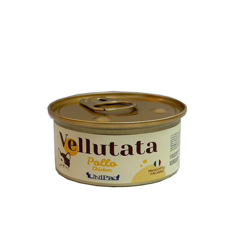 Vellutata alimento umido completo per Gatti Pollo 85g Unipro