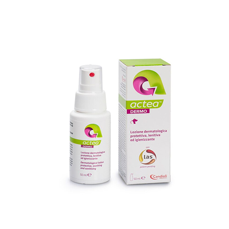Actea Dermo Lozione dermatologica 50ml per cani e gatti protettiva igienizzante