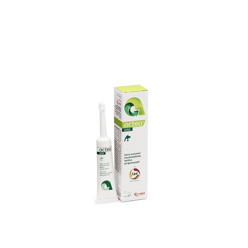Actea Oto gocce auricolari ceruminolitiche lenitive ed igienizzanti per Cani e Gatti 15 ml Candioli