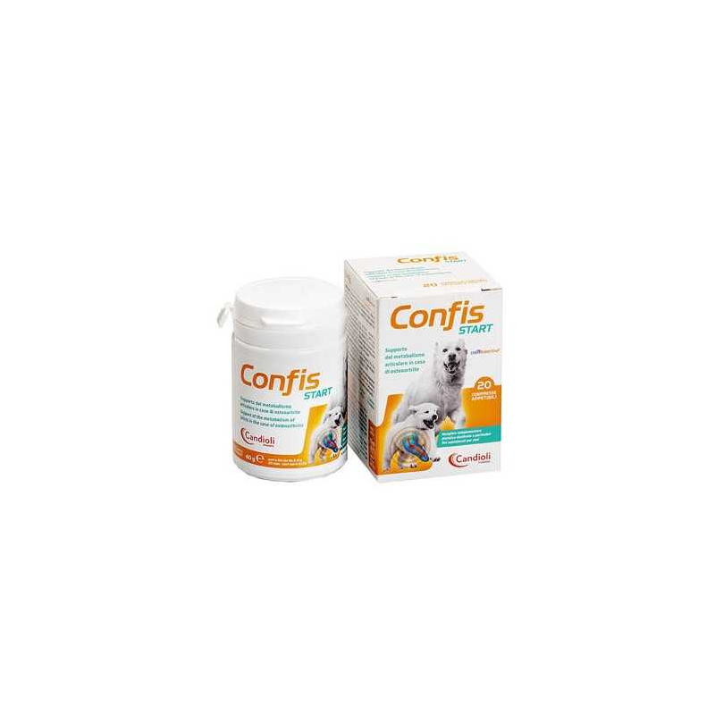 Confis Start osteortrite per Cani 20 compresse appetibili candioli