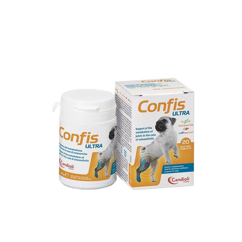 Confis Ultra osteortrite per Cani 20 compresse appetibili candioli