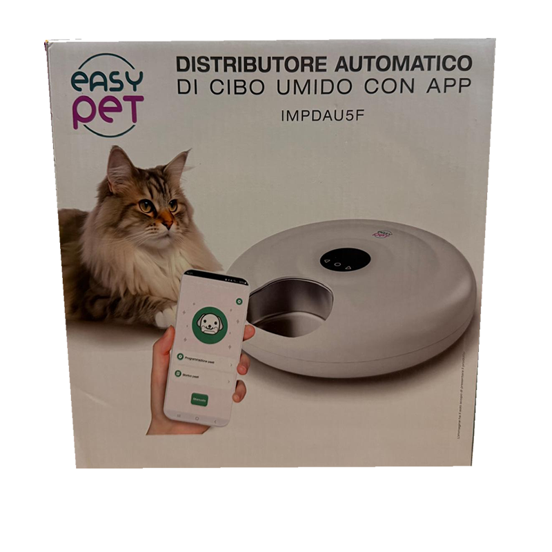 Distributore automatico di cibo umido per Gatti con APP senza fili easy pet IMPDAU5F