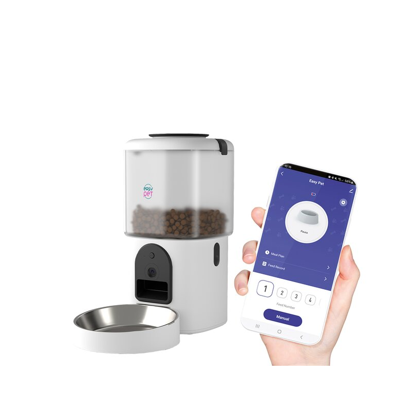 Distributore automatico cibo Gatti con Camera e App 4,5L Easy pet IMPDAC8F