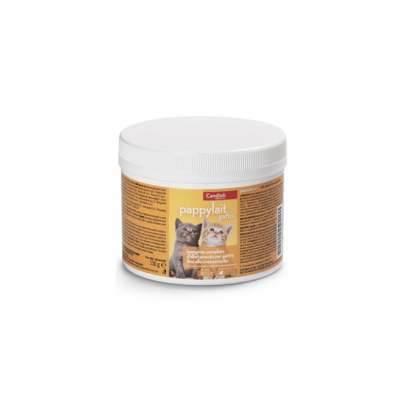 Pappylait Gatto 150g Candioli Mangime completo per l’allattamento dei gattini