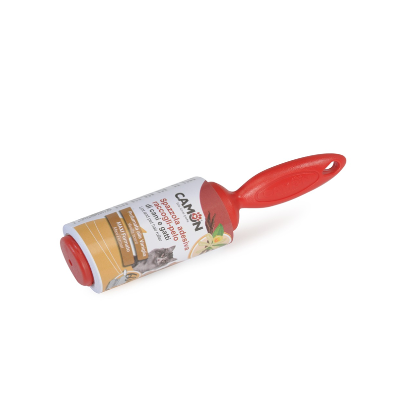Spazzola adesiva Maxi Furvy Pet raccogli pelo per Cani e Gatti 60 fogli vaniglia Camon C7032